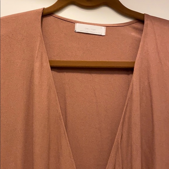 Oak + Fort Wrap Dress - Picture 2 of 2